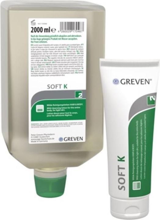 Immagine prodotto PGP GREVEN® SOFT lozione detergente per tutto il corpo 2 l bottiglia Vario (2000 ml)