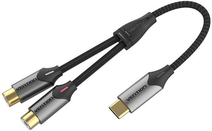 Actual product image Vention USB-C to 2-Chich coupling (1.50 m)