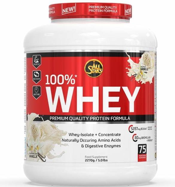 Image du produit All Stars 100% de Whey (Salted Caramel, 1 pcs, 2270 g)