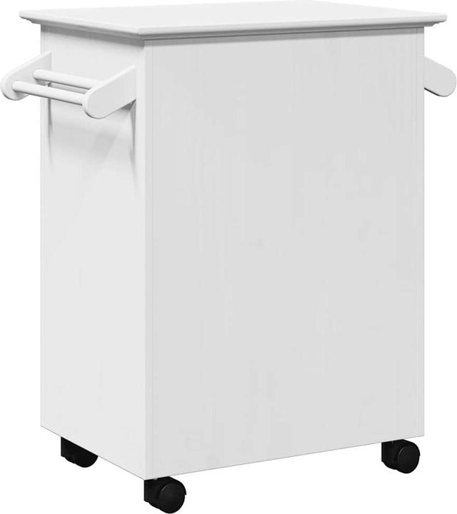 Actual product image VidaXL Kitchen trolley BODO White 72x45x80 cm Side trolley Storage trolley