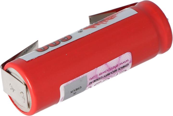 Produktbild AccuCell Akku IMR 14430 mit Lötfahne U-Form (1 Stk., 600 mAh, Akku)