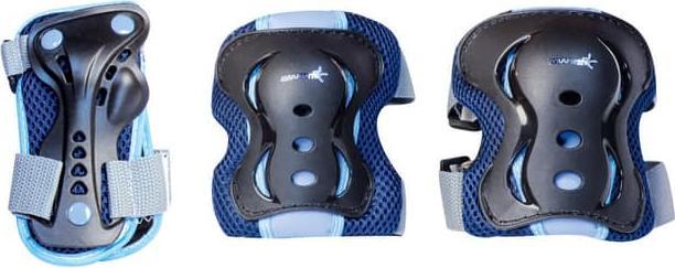 Actual product image Muuwmi protector set - size XS (3-8 years) (XS, Wrist protectors, Elbow protectors, Knee pad, Unique specimen)
