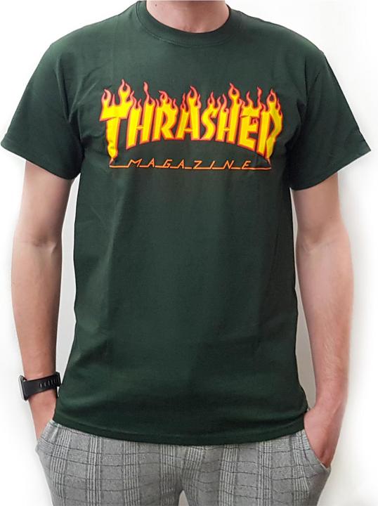 Immagine prodotto Thrasher Maglietta con fiamma (L)