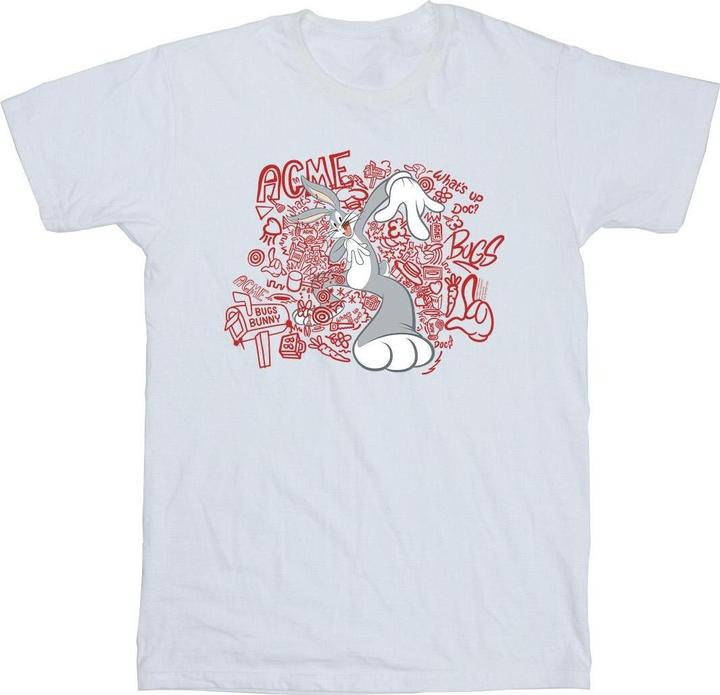 Immagine prodotto Looney Tunes ACME Doodles Bugs Bunny Maglietta Uomo (XXL)