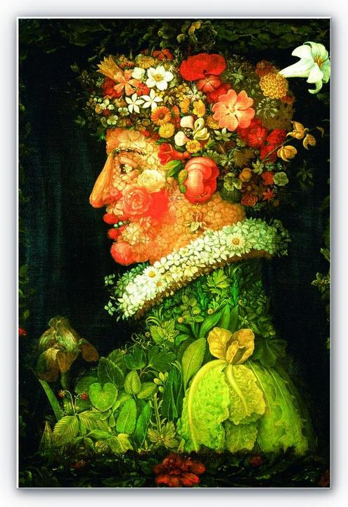 Image du produit Trenddeko Arcimboldo - Le printemps (20 x 30 cm)