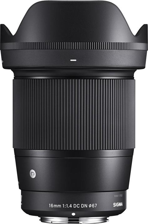 Image du produit Sigma 16mm f/1.4 DC DN (C), Sony E (Sony E, APS-C / DX)