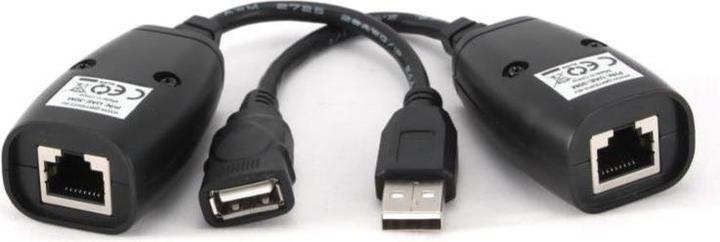 Produktbild Gembird CABLE USB 2.0 A (M)-LAN-A (F) Aktive Verlängerung 30M (CAT5, 0.17 m)