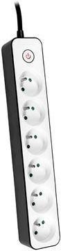 Image du produit Tracer Zebra Black, White 6 AC outlet(s) (6 x, CEE, 1.50 m)