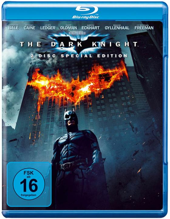 The Dark Knight (Blu-ray, 2008, Spanish, English, German, Italian, Portuguese, French)