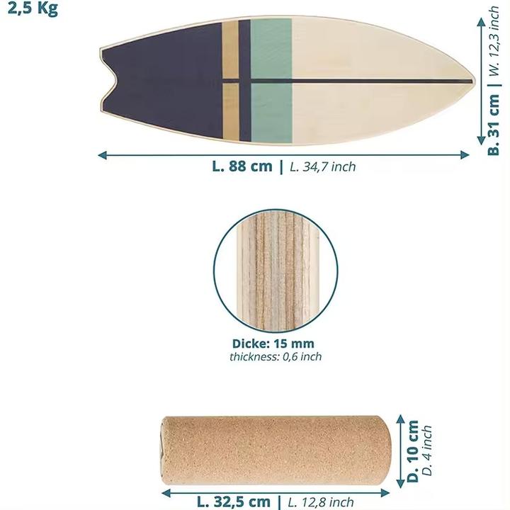 Actual product image Kiwikā SoulFlow BalanceBoard