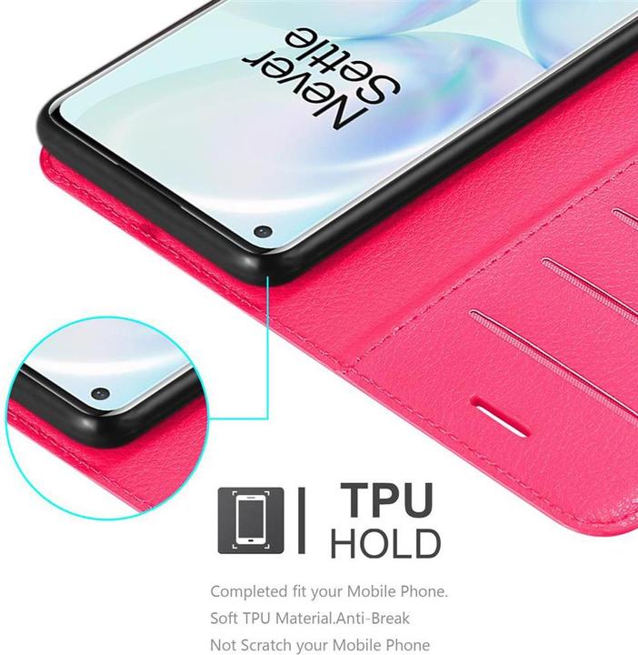 Actual product image Cadorabo Book with stand function cover (Oneplus 8)