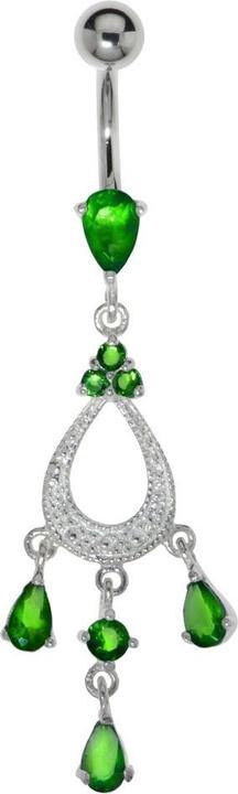 Immagine prodotto Bijouteria Piercing ventre (Acciaio chirurgico 316L, Argento 925, Zirconia)