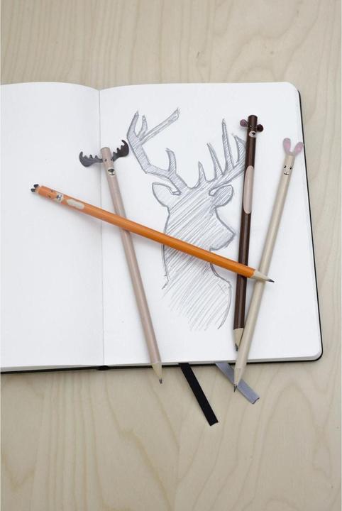 Image du produit Kikkerland Crayon Woodland (2H, 4 x)