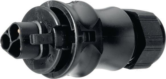 Actual product image 96.032.4153.1 Gesis IP68, 3-pin plug M air screw press 10 - 14 mm, black