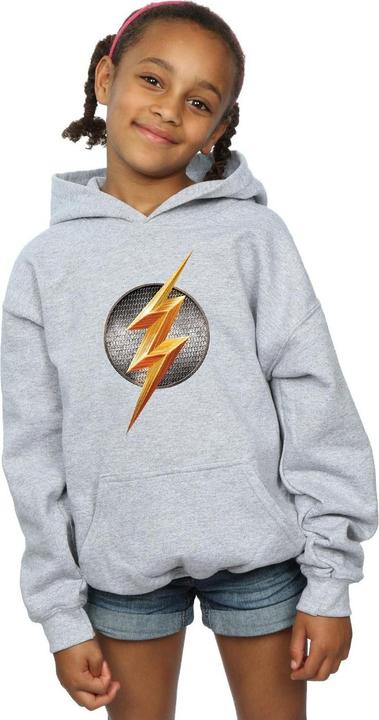 Image du produit - Sweat à capuche JUSTICE LEAGUE MOVIE FLASH EMBLEM - Fille (140, 146)