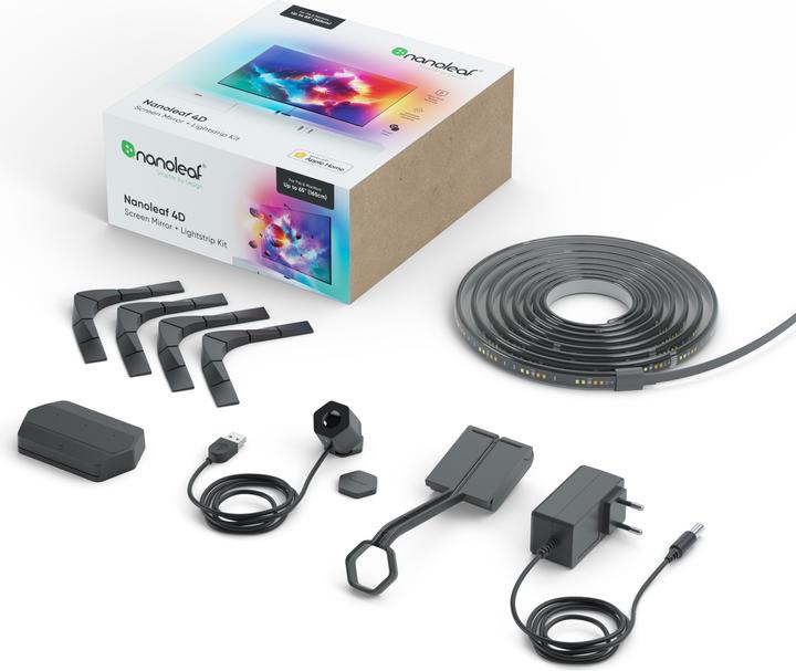 Actual product image Nanoleaf 4D Screen Mirror Camera Kit (RGBW, 165.10 cm, Indoor)