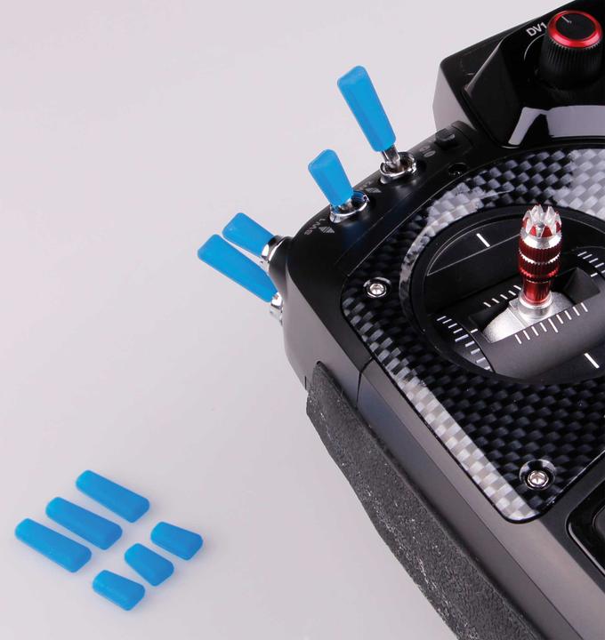 Image du produit Planet-Hobby capuchons d'interrupteur universels "color" bleu 10 pièces