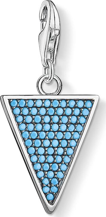 Produktbild Thomas Sabo Charm-Anhänger Dreieck Türkis (Silber)