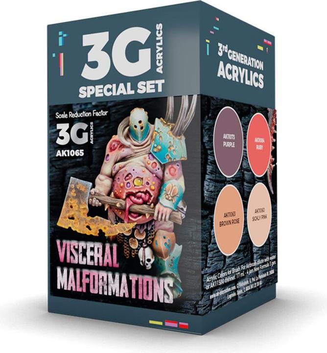 Image du produit AK Interactive Ak Set de Peinture - Jeu de guerre Set : Malformations viscérales