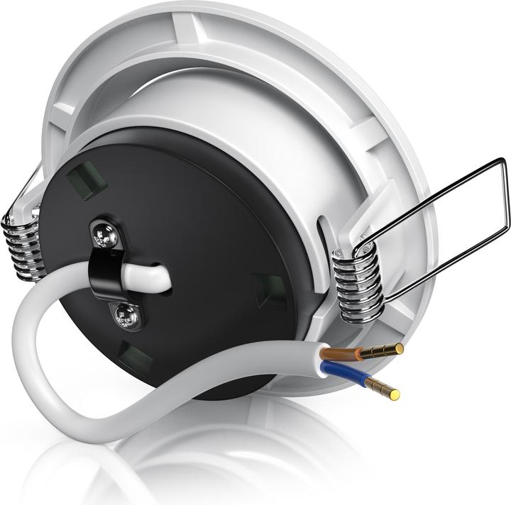 Actual product image Brandson LED ceiling spotlight, swivelling, warm white 3000K, recessed spotlight 5W, recessed light (320 lm)