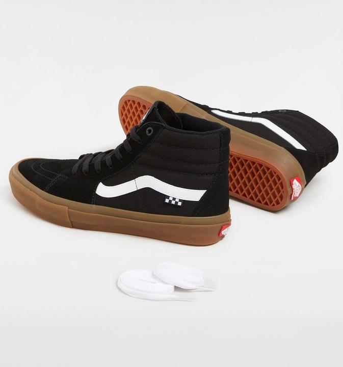 Actual product image Vans Skate SK8-Hi Black/Gum (35)