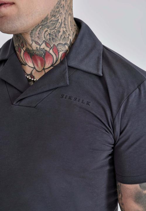 Produktbild Siksilk T-Shirt Smart Revere Polo - Muscle Fit (XL)