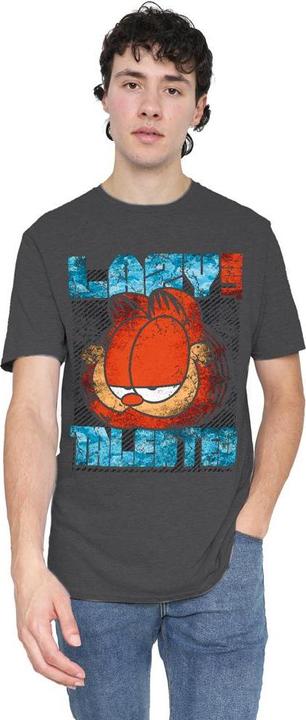 Actual product image Garfield Unisex Adult Lazy But Talented Distressed T-Shirt (3XL)