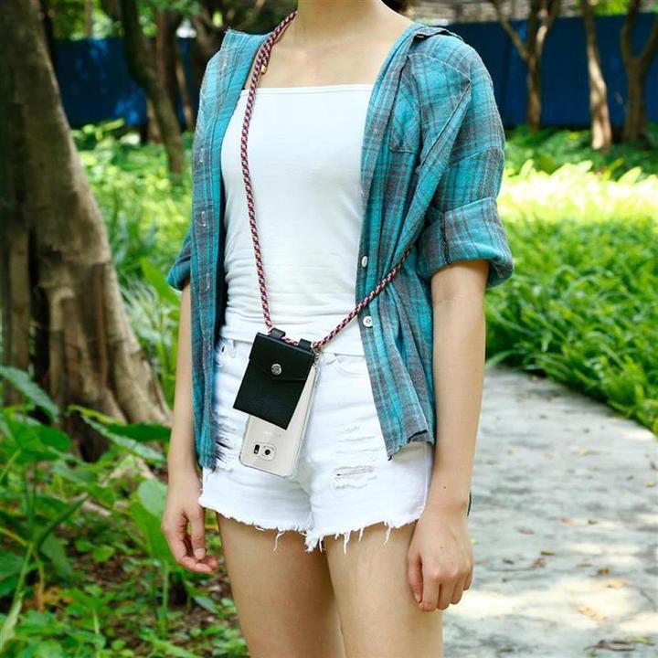 Produktbild Cadorabo TPU Handy Kette SILBER Cover