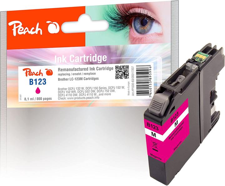 Actual product image Peach Lc-123m (M)