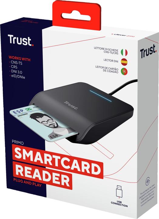 Actual product image Trust PRIMO Smart Card Reader (USB 2.0)