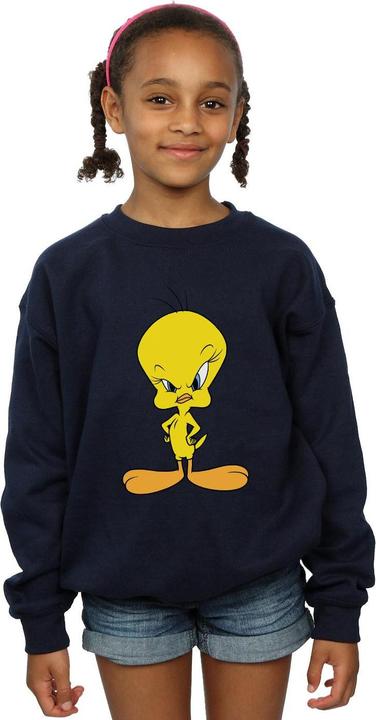 Actual product image Looney Tunes Girls Tweety Angry Sweatshirt (140, 146)