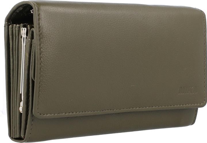 Actual product image Mika Ladies' wallet, made of leather, colour: green