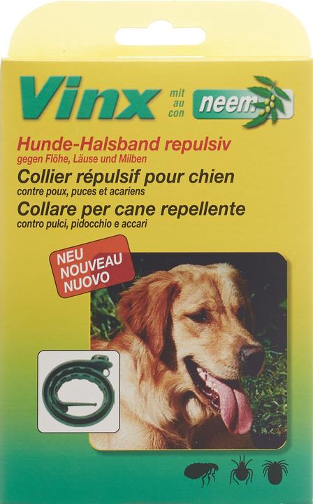 Image du produit Vinx Collier pour chien aux herbes organiques de Neem 72cm (Chien, 440 ml)