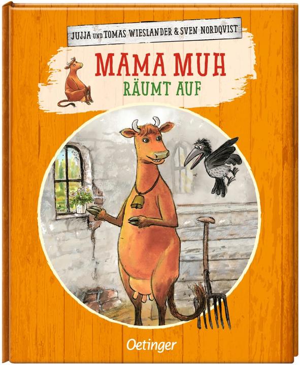 Mama Moo cleaning up (Sven Nordqvist, Tomas Wieslander, Jujja Wieslander, German)
