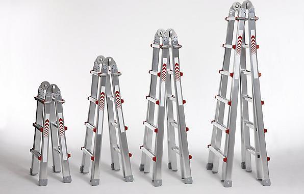 Produktbild kaiserkraft Teleskop-Klappleiter (Mehrzweckleiter, 298 cm)