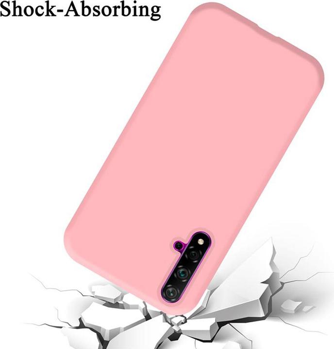 Actual product image Cadorabo TPU Liquid Silicone Case Cover (Huawei Nova 5T, Honor 20s, Fee 20)