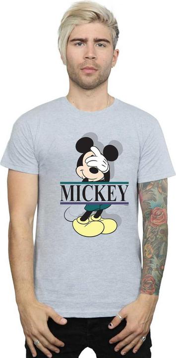 Actual product image Disney Mens Mickey Mouse Letters T-Shirt (XXL)