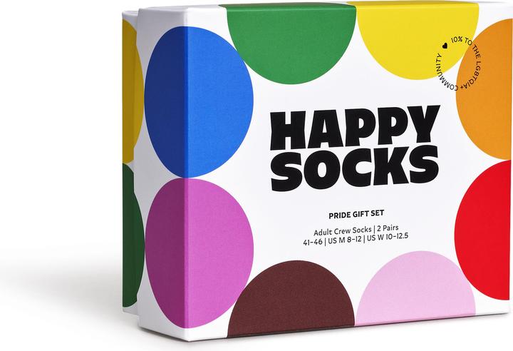 Actual product image Happy Socks Pride Gift Set (pack of 2, 41 - 46)