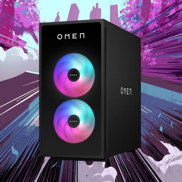 Produktbild HP OMEN GT16-0477ng 35L Gaming Desktop AMD Ryzen™ 7 8700F 64GB/2TB SSD RTX 4070 SUPER Windows 11 (AMD Ryzen 7 8700F, 65.54 GB, 2000 GB, GeForce RTX 4070 Super)