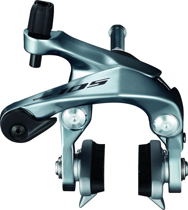 Actual product image Shimano Side-pull brake 105 BR-R7000 front silver (Front wheel brake, Brake Caliper)
