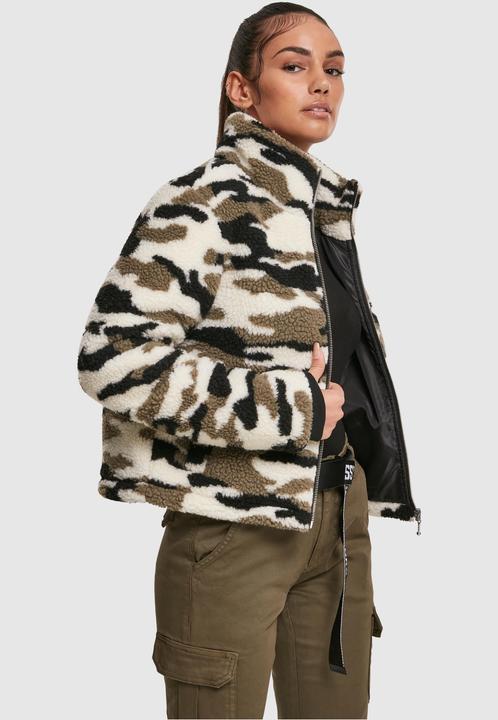 Produktbild Urban Classics Ladies Camo Sherpa Jacket (M)