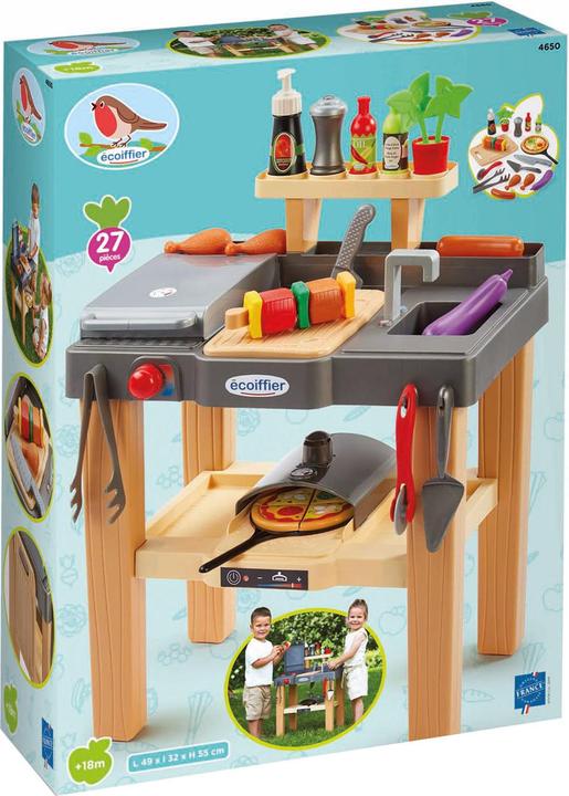 Produktbild Ecoiffier Sommerküche mit Grill und Pizzaofen, 27-tlg.