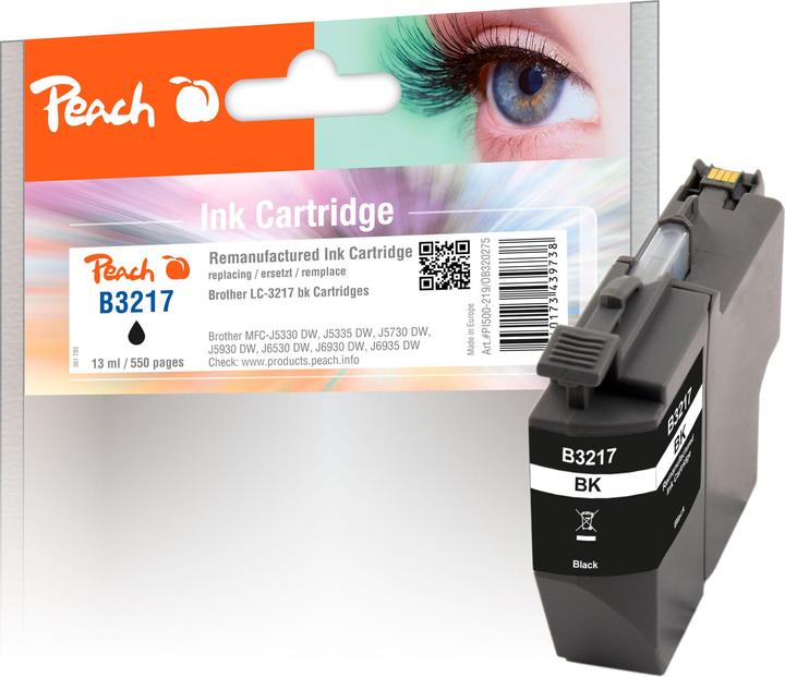 Immagine prodotto Peach Inchiostro Brother LC-3217 Nero (FC)