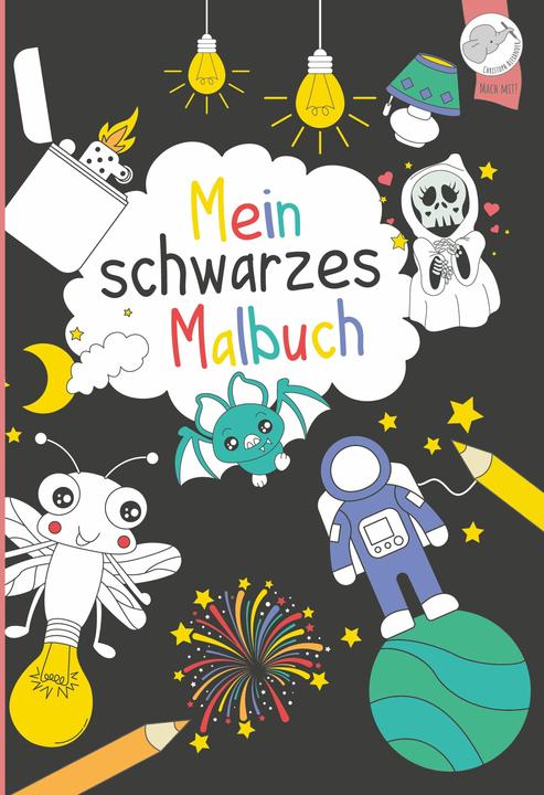 Actual product image Mein schwarzes Malbuch