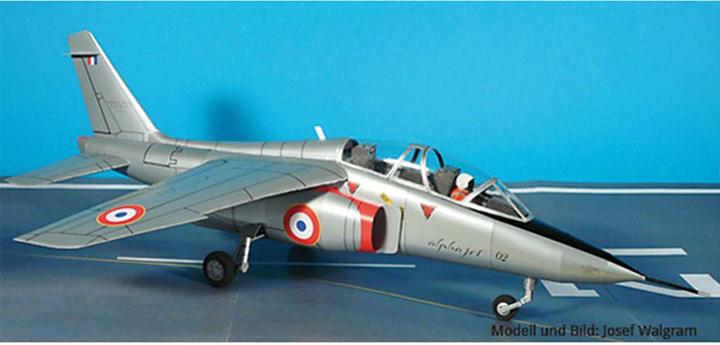 Image du produit Geli alpha jet prototype 02 modèle en carton
