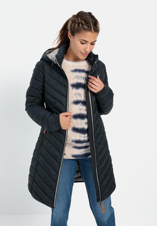 Actual product image Camel Active Quilted coat with herringbone pattern (38)