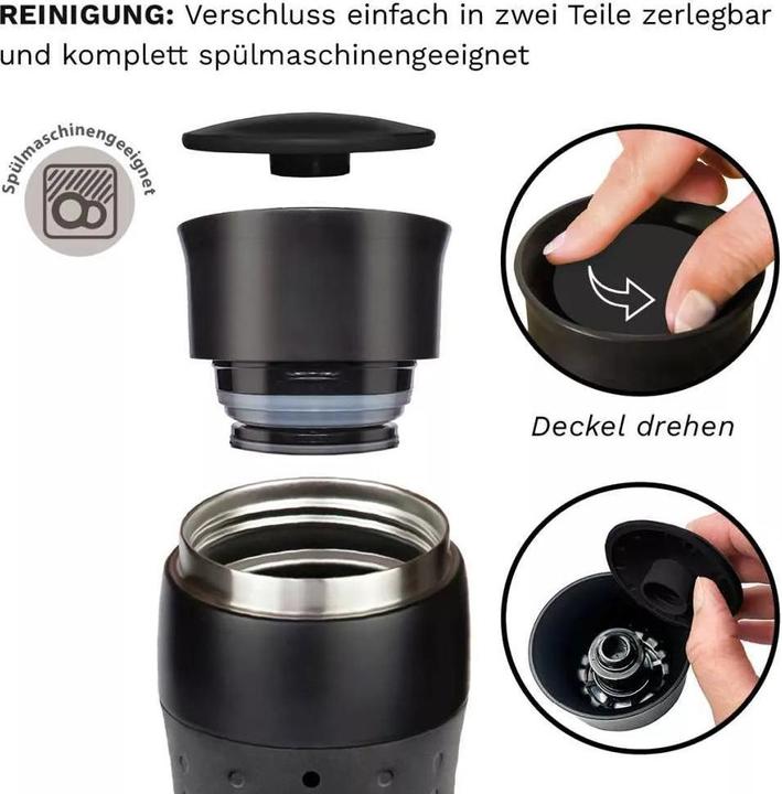 Produktbild Creano Thermosflasche Trinkflasche Design Travel Mug 420ml No.18 (0.42 l)