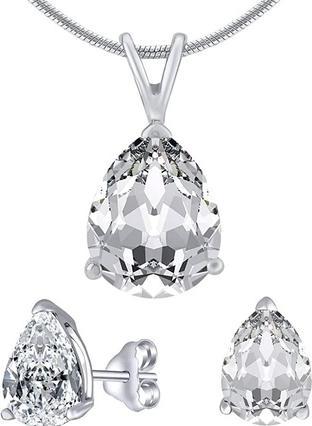Produktbild Silvego Women's Jewelry Set Made Of 925 Sterling Silver With Zirconia Drops (925 Sterling Silber)