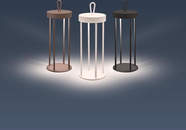 Actual product image Century LED table lamp ATHENA corten 3W 3000K Dimm. IP54 Colour (140 lm)