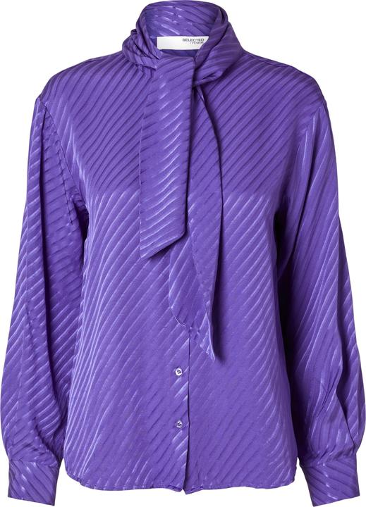 Selected Femme Schleifen Satinbluse